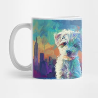 Maltese in New York City Mug